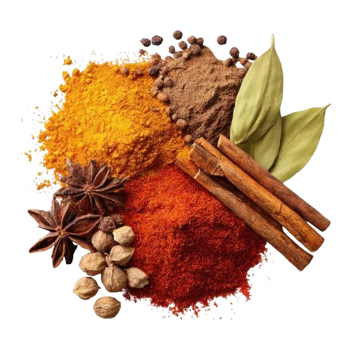 Freshly ground spices
